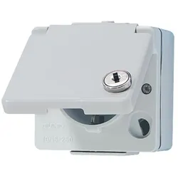 JUNG Steckdose SCHUKO 620WSL mit Schloss