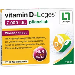 vitamin D-Loges 7.000 I.E. pflanzlich 30 St