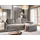 masseno Ecksofa Potaro Polyester 3-Sitzer Grau