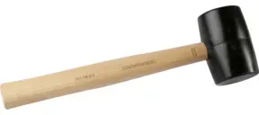 Kraftwerk Gummihammer, hickory-Griff, Ø 58 mm, 16 OZ