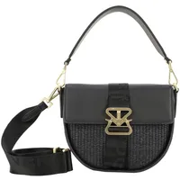 Bogner Zuoz Rafia Cassy Schultertasche Leder 21 cm schwarz