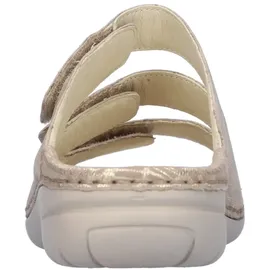 WALDLÄUFER Pantolette beige / gold 37,5