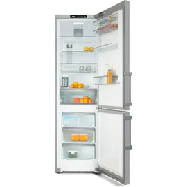 Miele KFN 4799 CDE Kühl-Gefrierkombination (371 l, 2015 mm hoch, Silber)