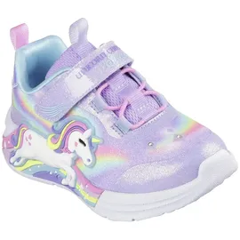 SKECHERS Mädchen Unicorn Chaser Sneakers, Lavender, 21 EU