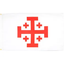 AZ FLAG Flagge Orden Vom Heiligen Grab Zu Jerusalem 150x90cm - Ossh Fahne 90 x 150 cm - flaggen Top Qualität