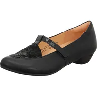 THINK! Damen Grace Lederfutter Pumps, Schwarz/Kombi 0010, 39.5 EU