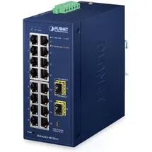 Planet IP30 Industrial IGS-4215-16T2S-U 18 Ports
