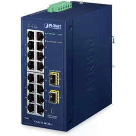 Planet IP30 Industrial IGS-4215-16T2S-U 18 Ports
