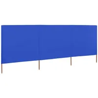 vidaXL Windschutzgewebe 400 x 80 cm azurblau