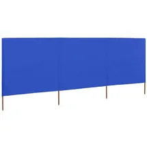 vidaXL Windschutzgewebe 400 x 80 cm azurblau