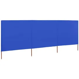 vidaXL Windschutzgewebe 400 x 80 cm azurblau