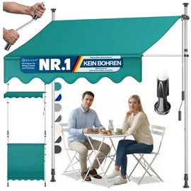 Kesser Klemmmarkise 200 cm grün