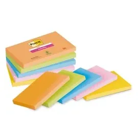 Post-it Post-it® Super Sticky Notes Bangkok Collection Haftnotizen extrastark farbsortiert, 5 Blöcke