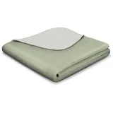 BIEDERLACK Decke BASIC Soft in salvia/silber, 150 x 200 cm)