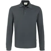 Hakro Longsleeve-Poloshirt Mikralinar® anthrazit