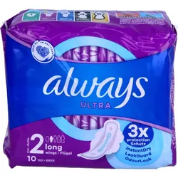 ALWAYS Ultra Binden long mit Flügeln 10 St.