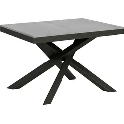 Itamoby Ausziehbarer Tisch 90x120/380 cm Volantis Evolution Cement Anthrazit Gestell