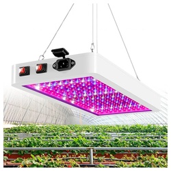 Sunicol Pflanzenlampe Vollspektrum, 216/312 LEDs, für Indoor-Pflanzen, Gemüse und Blumen, 216LEDs Licht, Rot Blau, mit Kette
