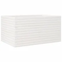 vidaXL Pflanzkübel 90 x 60 x 45,5 cm Weiß