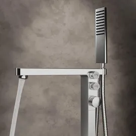 Bernstein Standarmatur freistehende Wannenarmatur Chrom