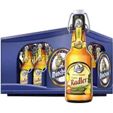 Mönchshof Natur Radler (20 x 0,33 l) Mehrweg Bügelflasche – Biermischgetränk mit echtem Zitronensaft, naturtrüb, 2,5% vol.