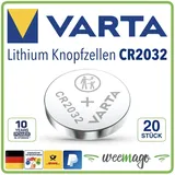 Varta CR2032 Lithium Knopfzelle Electronics 3,0 Volt,