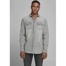 JACK & JONES Essential Sheridan Langarmhemd Light Grey Denim S