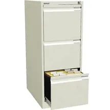 BISLEY Hängeregistraturschrank 3 Schübe 41,3 x 62,2 x 101,6 cm weiß