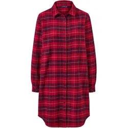 Tchibo - Flanell-Nachthemd - Damen - Gr. S - blau