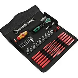 Wera Werkzeugset W1 4013288178336 35 teilig, Schraubenwerkzeug für Wartungsarbeiten