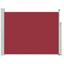 vidaXL Seitenmarkise 140 x 500 cm Rot Polyester