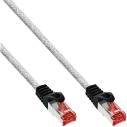 InLine Patchkabel - S/FTP (PiMf) - Cat.6 - 250MHz - PVC - Kupfer - transparent -