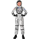 W WIDMANN MILANO Party Fashion - Kostüm Astronaut für Damen, Raumanzug mit Helm, Weltall Overall, Raumfahrer, Karnevalskostüme