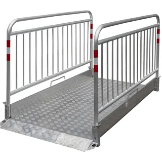 Schake Grabenbrücke „Secure” aus Aluminium, Breite: 1,00 m, Länge: 3,20 m