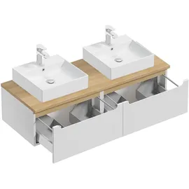 petits-meubles DOPPELWASCHTISCH 120cm Livia Weiß