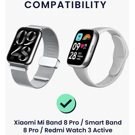 kwmobile USB Kabel Charger kompatibel mit Xiaomi Mi Band 10 / Band / 8Pro / Smart Watch Ersatzkabel - - Schwarz