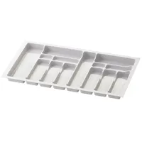 Sossai Besteckeinsatz 30-90 cm Weiß 83 x 49 cm