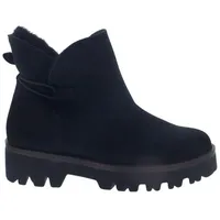 WALDLÄUFER H-London 732902200/001 Damen Schlupf/Reißverschlussstiefelette Warmfutter, Größe 37.5 - 37.5 EU Weit