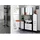 Held Bologna Midischrank 30 x 130 x 35 cm Grau/Weiß
