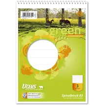Staufen Spiralblock A5 40 Blatt 70g/qm 14 Doppellinien, farbig