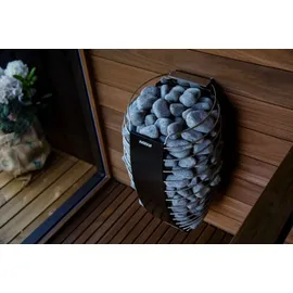 Harvia Saunasteine 15 kg rund für Saunaofen Finnische Saunasteine 5 - 10 cm abgerundet