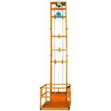 Elektrische Hebebühne, Wandmontierter Lastenaufzug, Mit Fernbedienung, Anhalten in beliebiger Höhe, für Lager, Werkstatt, Stahlbau(4m/13.1ft)