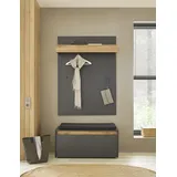 INOSIGN GIRON/CiTY Schuhbank 100 x 40 x 170 grau