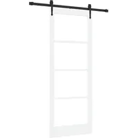 Maison Exclusive - Schiebetür Orkdal Weiß 83 X 211 Cm Massivholz