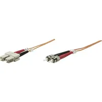 Intellinet Network Solutions Intellinet LWL Anschlusskabel 5.00m Orange [1x ST-Stecker - 1x SC-Stecker] 62,5/125 OM1
