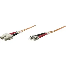 Intellinet Network Solutions Intellinet LWL Anschlusskabel 5.00m Orange [1x ST-Stecker - 1x SC-Stecker] 62,5/125 OM1