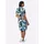 Inspirationen Sweatkleid Mehrfarbig 46