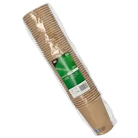 Papstar Trinkbecher, Pappe 9cm 300ml braun