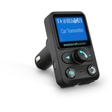 Energy Sistem Car FM Xtra (FM-Transmitter zum Musikhören im Auto, 1,4" LCD, Bluetooth®, microSD, Ordner-Navigation, USB-MP3, Sprachsteuerung) - Silber