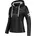 Super Lederjacke Schwarz/Grau/Weiß 56